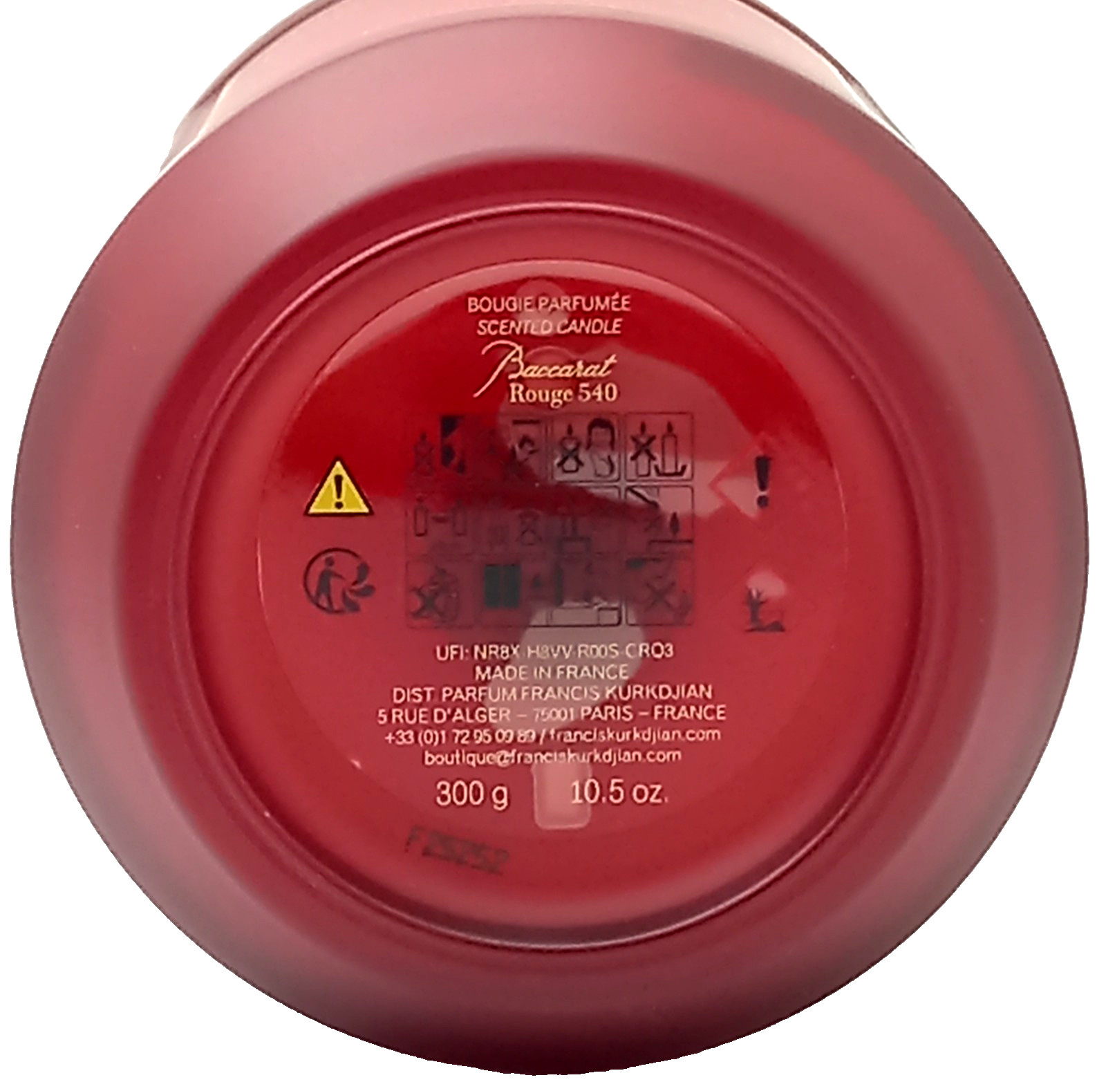 MAISON FRANCIS KURKDJIAN BACCARAT ROUGE 540 SCENTED CANDLE 10.6 Oz / 300 g NEW!