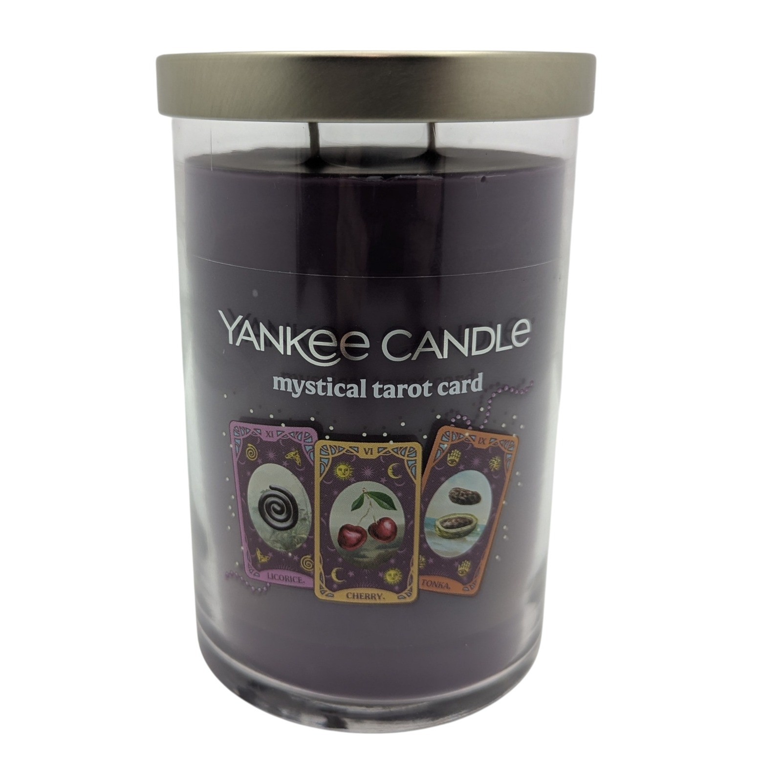 Yankee Candle Mystical Tarot Card 20 oz 2-Wick Tumbler Candle Cherry Tonka