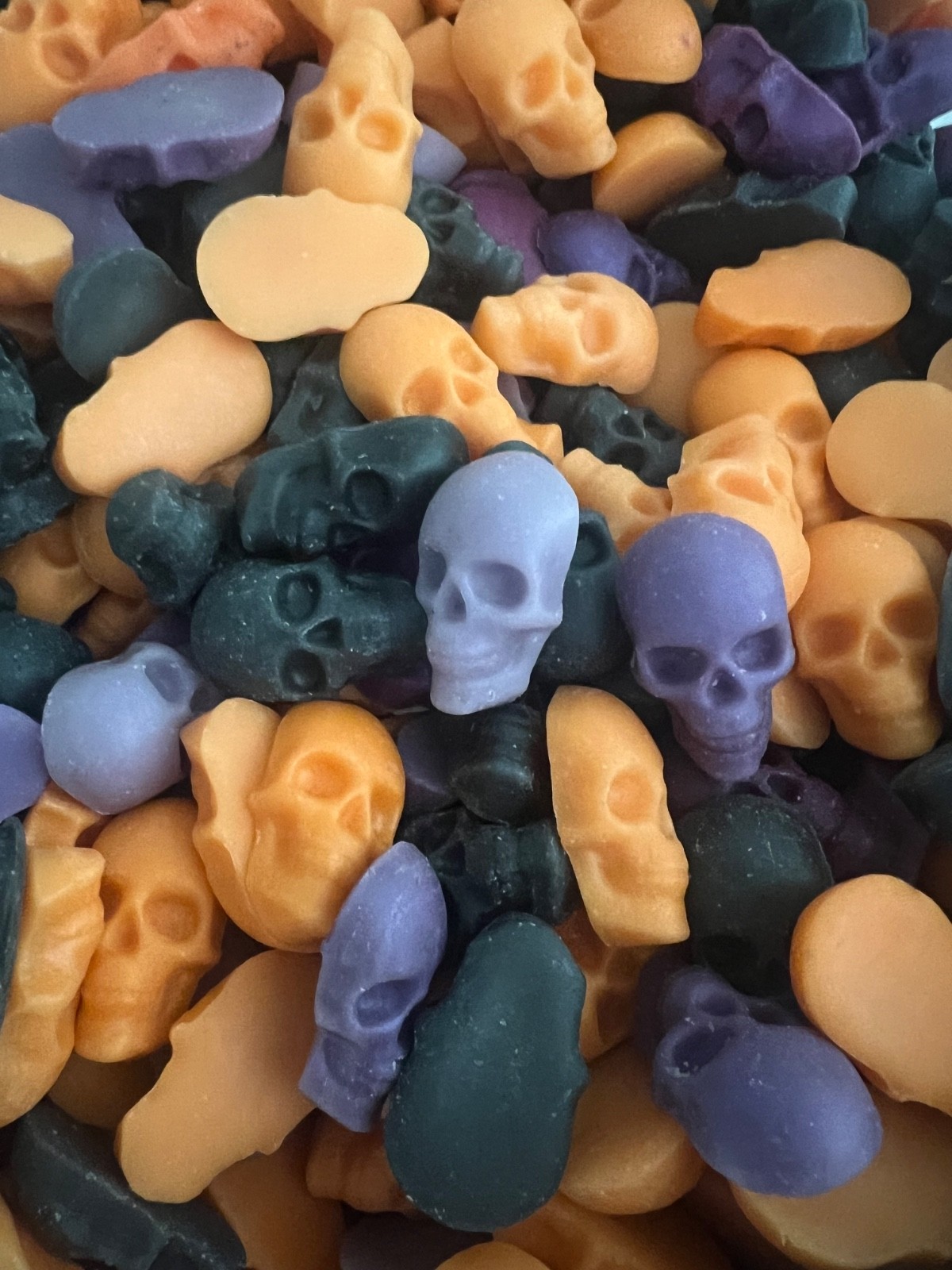 Wax Melts, Skull Wax Melts, Butterscotch scent Wax Melts