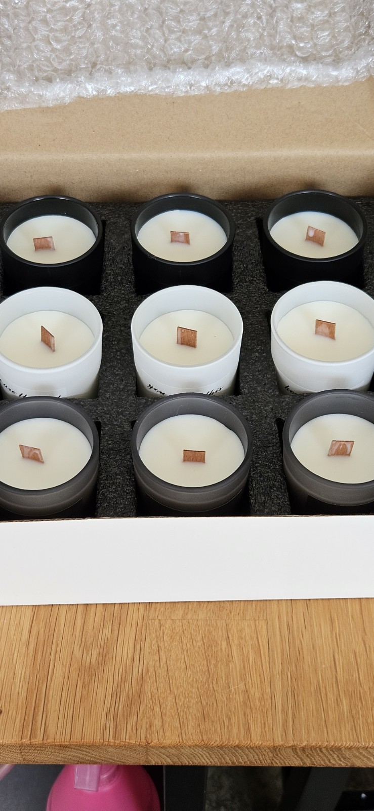 Mt. Lee Know Your Worth 9 Piece Scented Mini Candle Set