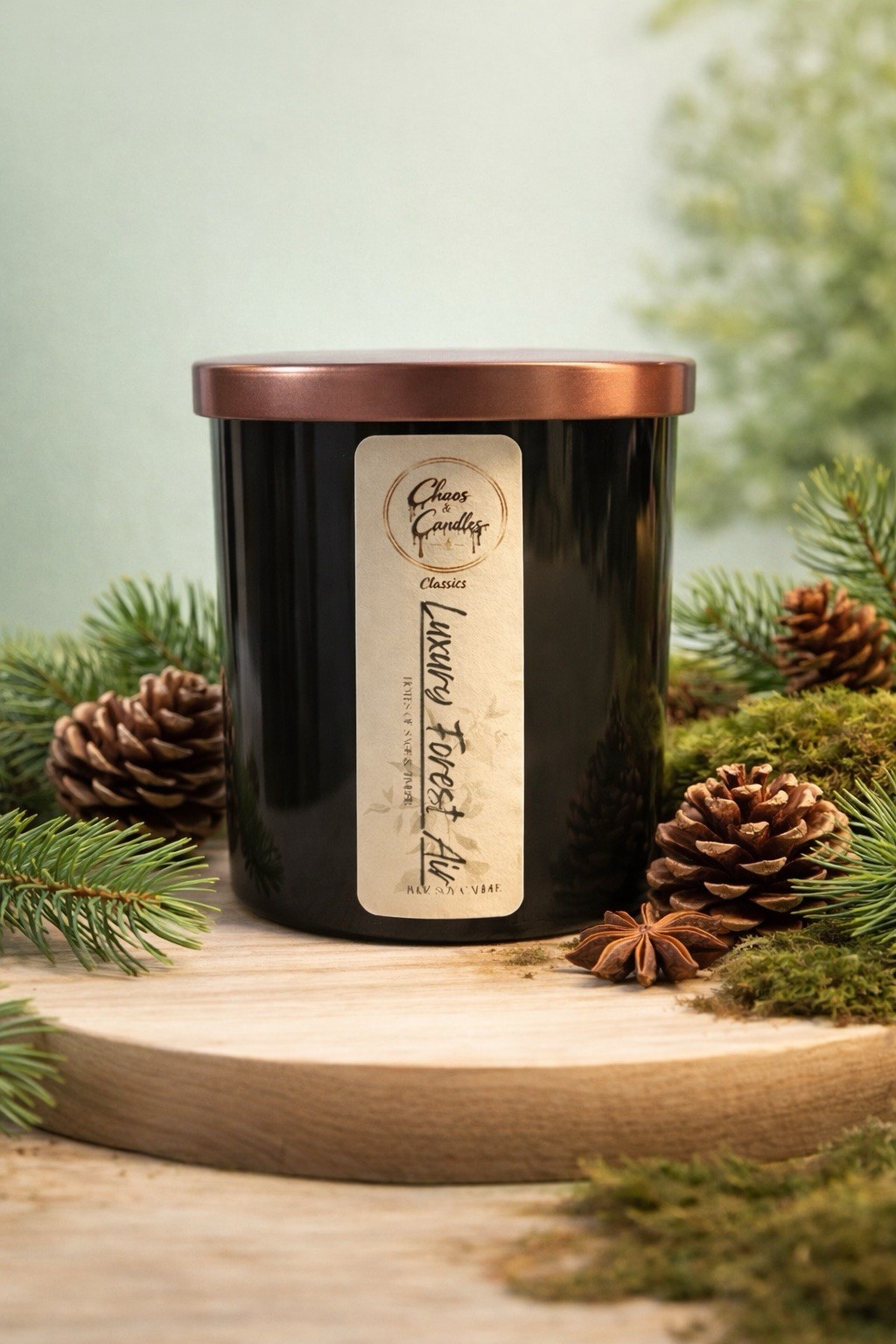 Luxury Forrest Air 100% Soy Candle Room-Filling Fragrance | Small Batch