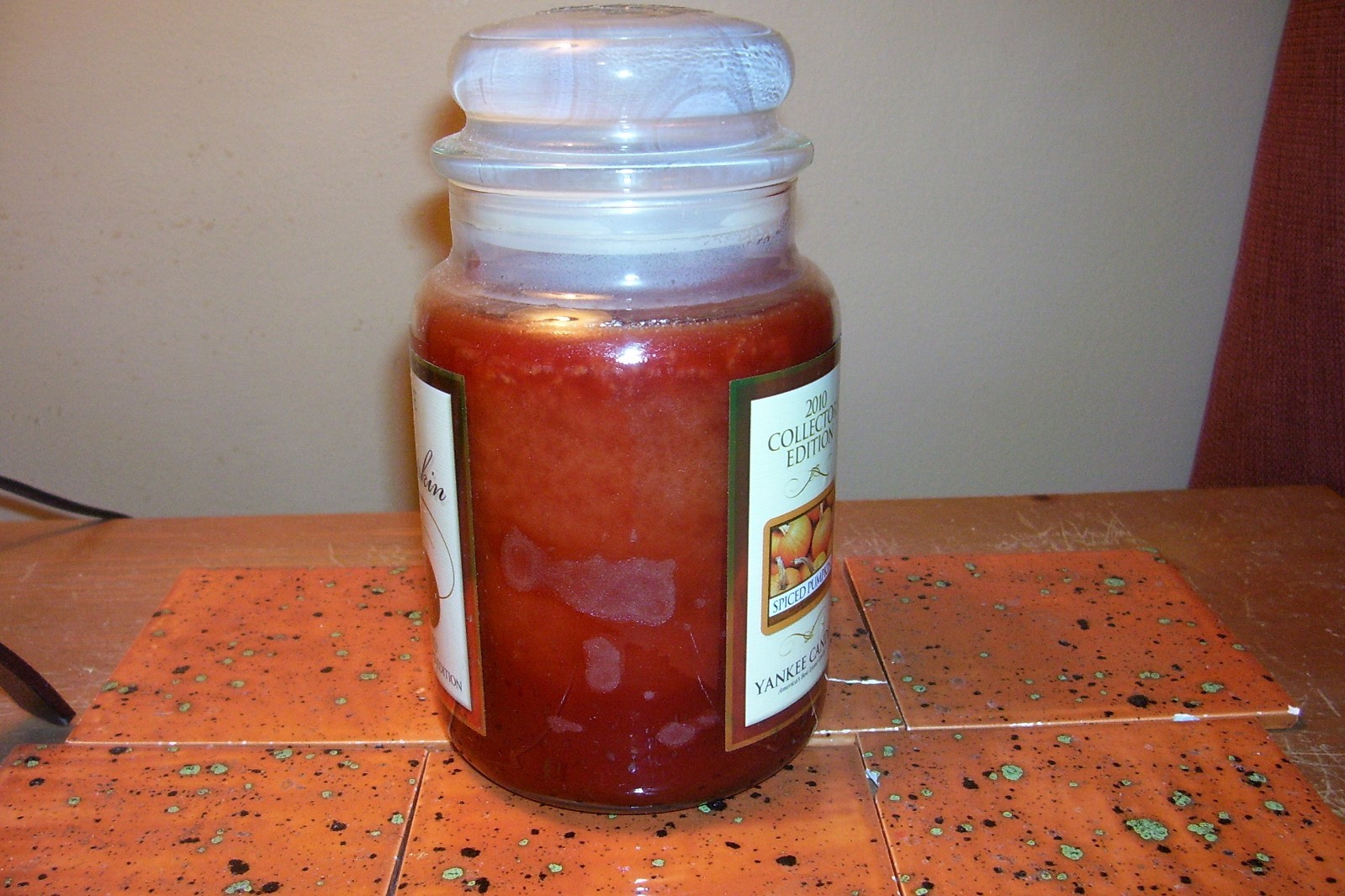 yankee candle 22oz SPECIAL EDITION JAR SPICED PUMPKIN + BASE UNITS WITH REFILLS