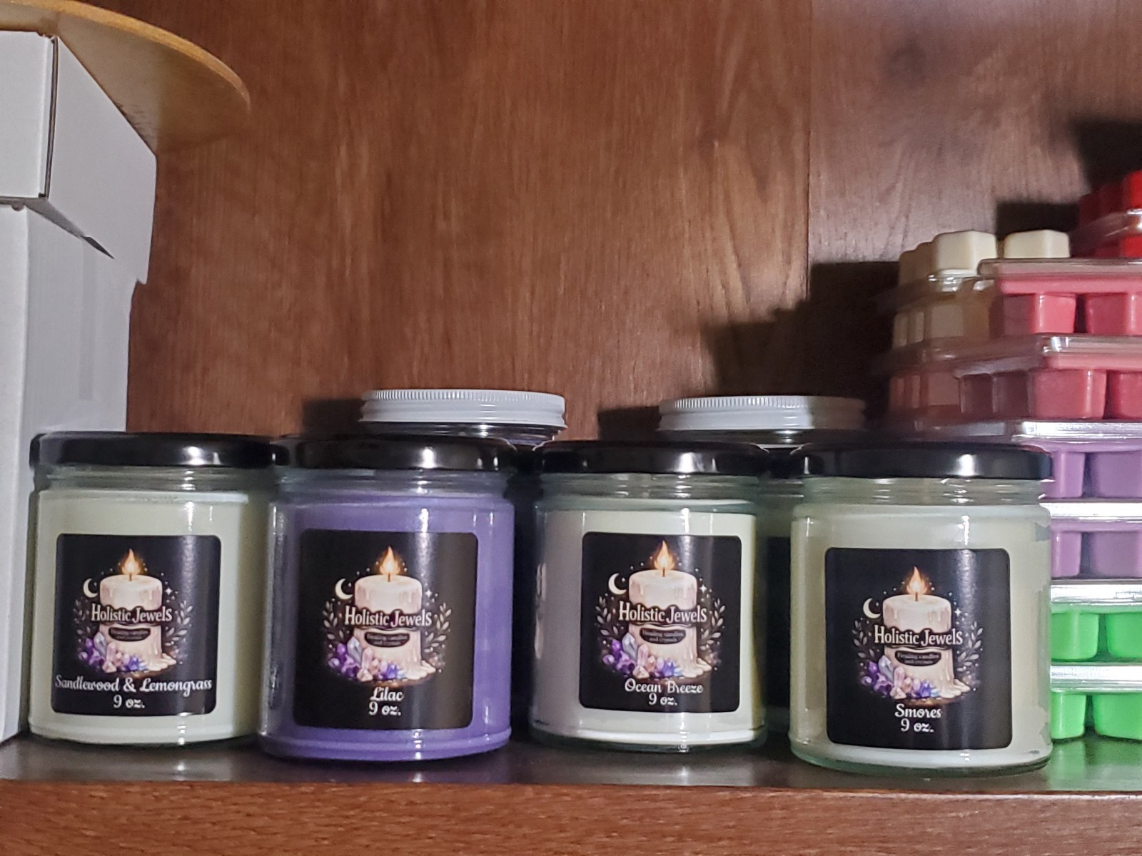 Highly Scented Soy Candles, 100% USA Grown Soy Wax, All Natural Cotton Wicks