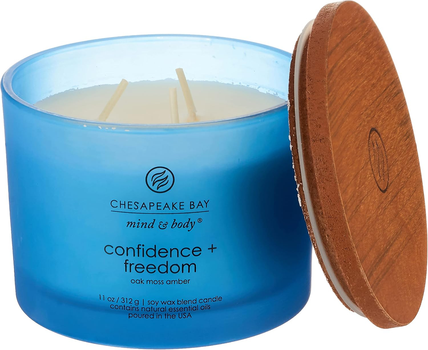 Scented Candles Serenity + Calm (Lavender Thyme) Medium Jar 2-Pack Perfect for H