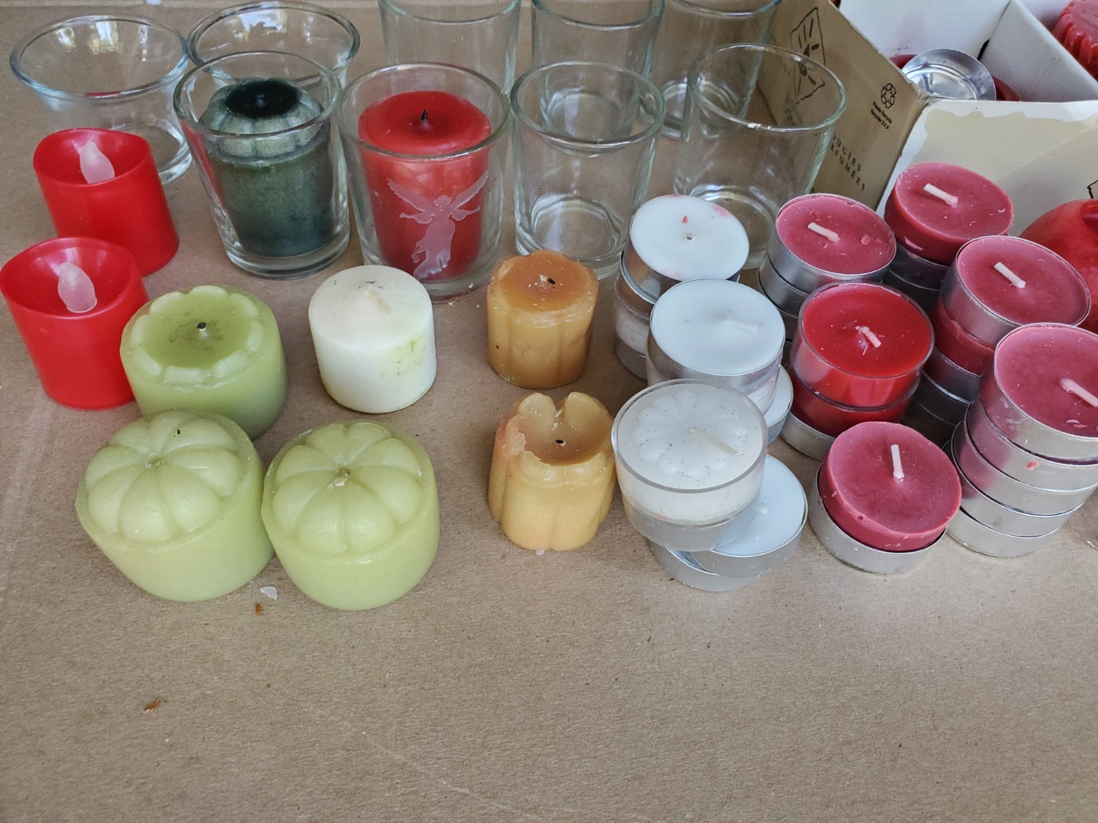 Mixed Lot of Votive Candle Assorted Colors and Scents 30+