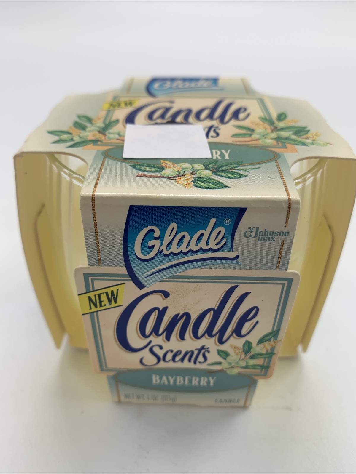 Glade Scents Bayberry Candle 4 oz 1997 Made In Canada NOS