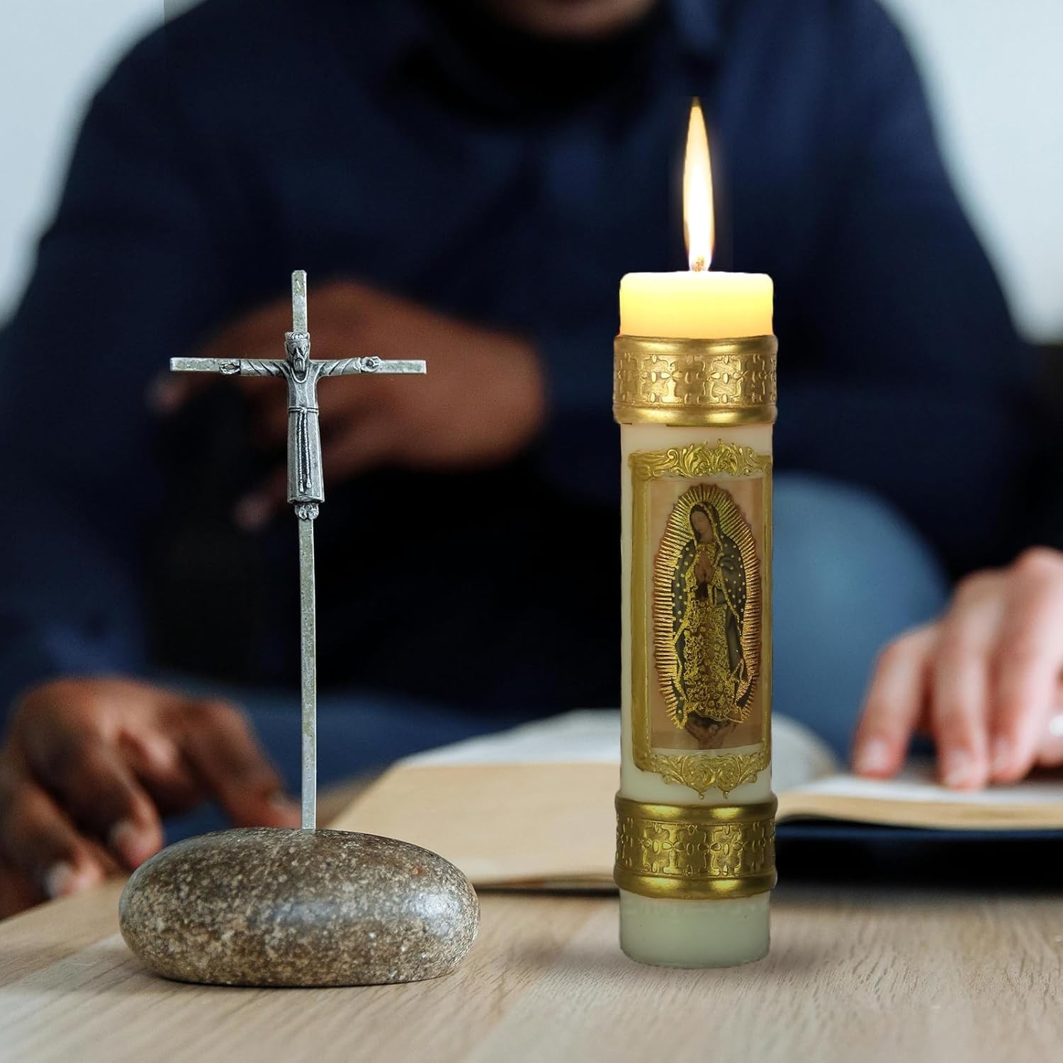 Religious Candles Catholic,Prayer Candles for Church Baptism First Communion …