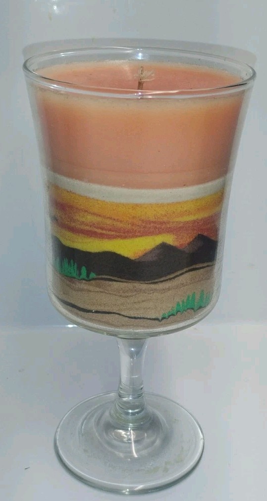Sand Art Candle