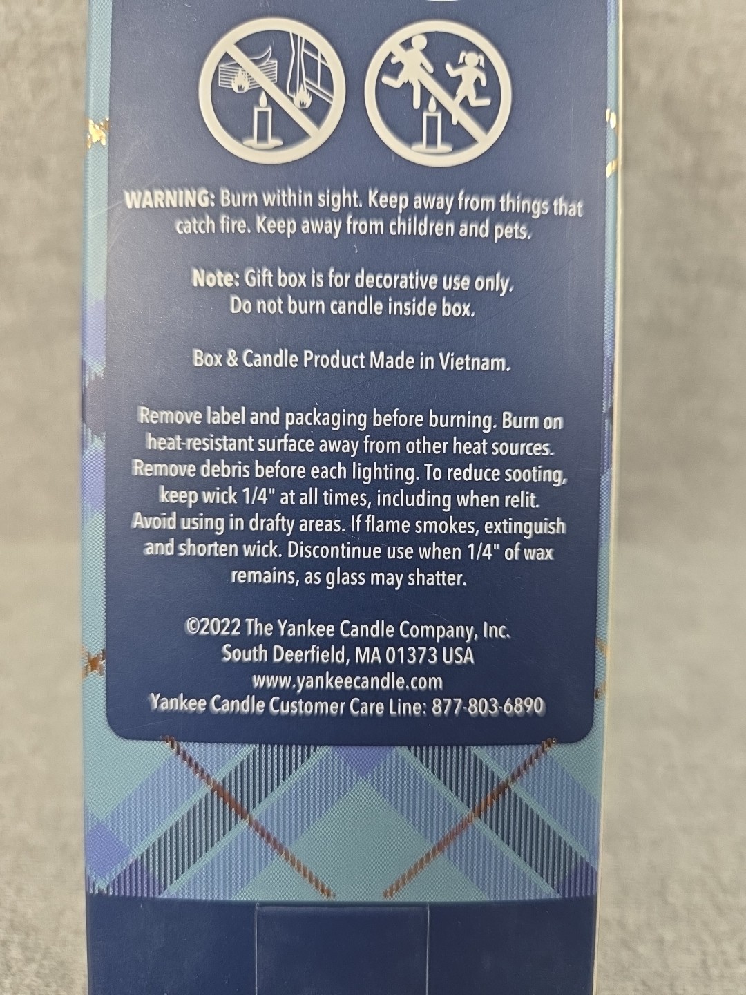 Yankee Candle Flannel Weather Set Three Each 1.3oz Scented Mini Candle Gift NEW