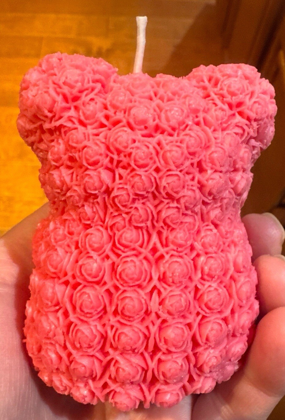 Handmade Rose Bear Aroma Candle Creative Bedroom Decoration Valentine’s