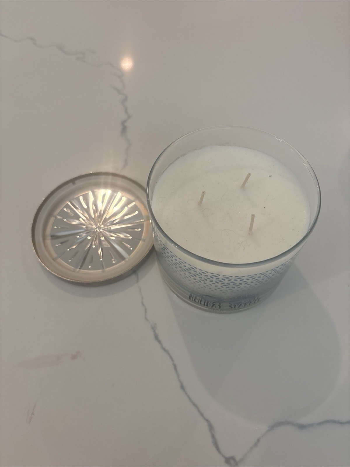 Bath & Body Works Holiday Sparkle Home Fragrance 3 Wick Candle 14.5 oz New