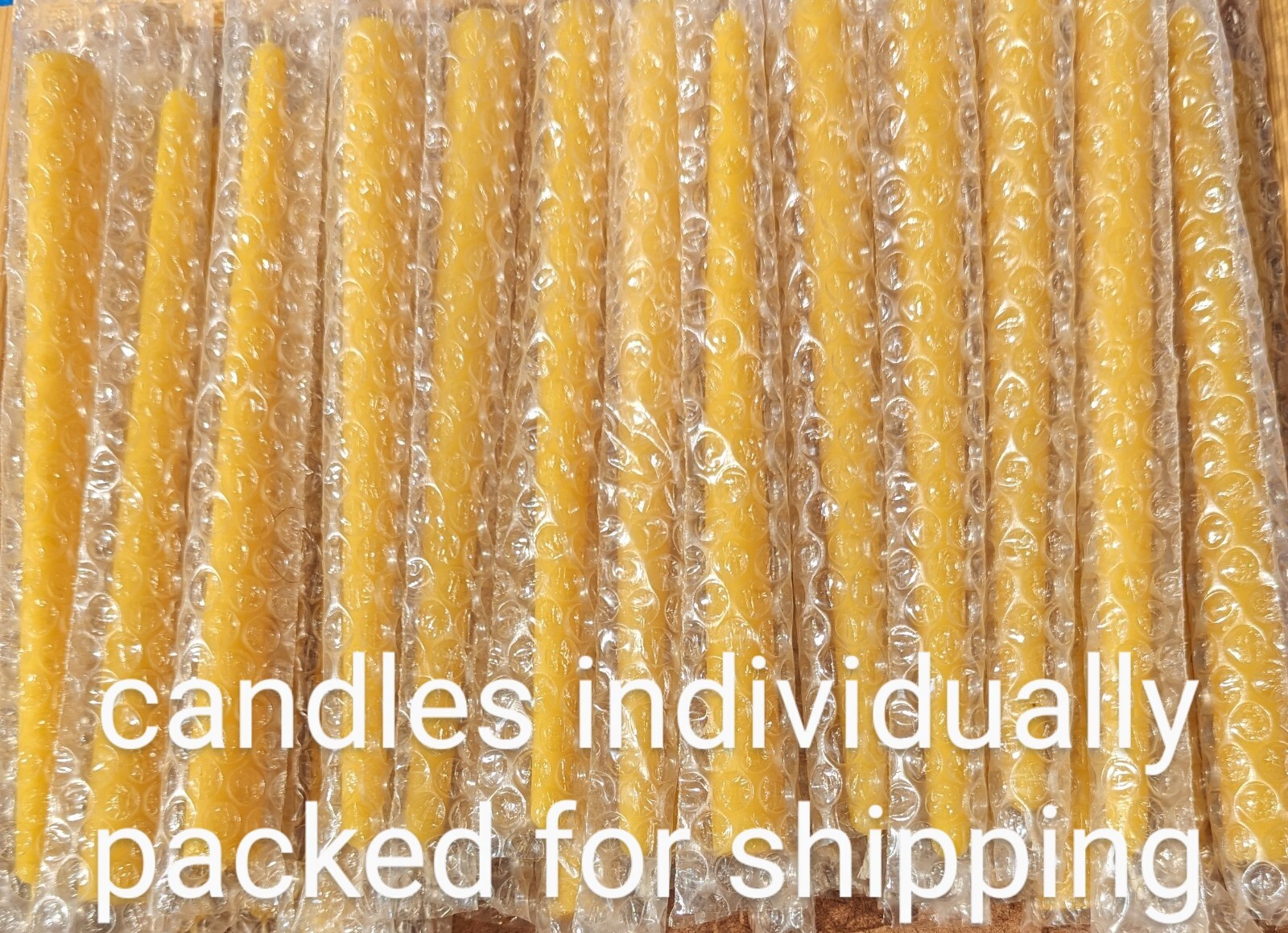 100eswax Taper Candles – All-Natural Handmade Decorative 6 Candle Set