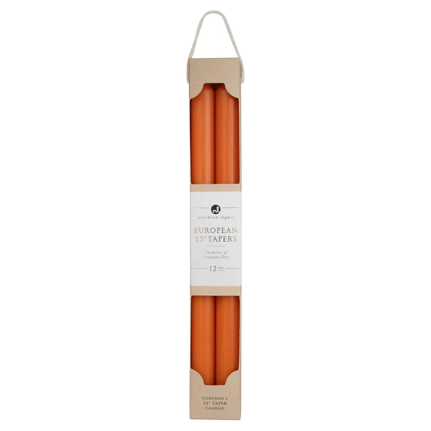 12” Decorative Taper Candle 2-Packs