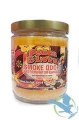 Smoke Odor Exterminator 13 oz Jar Candles Peace & Love (3-Candles)