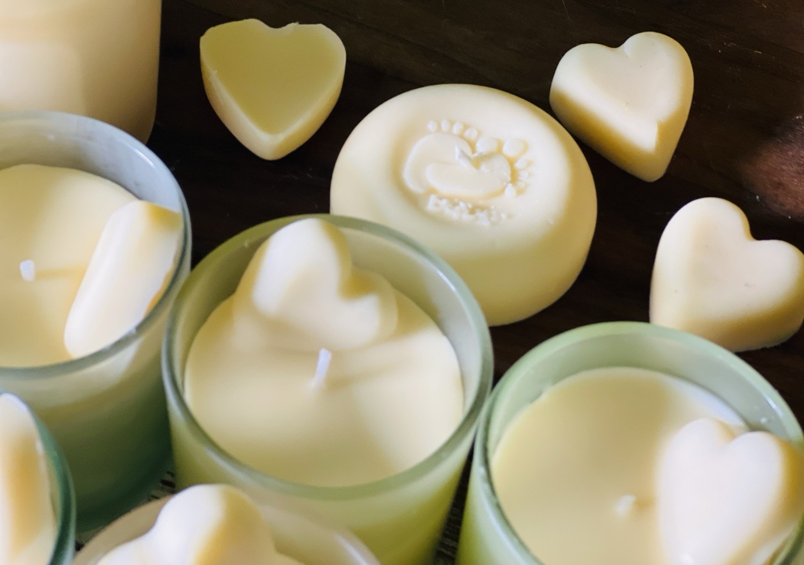 50 ct Wholesale Handmade Soy Beeswax Candles Order-Party Favors