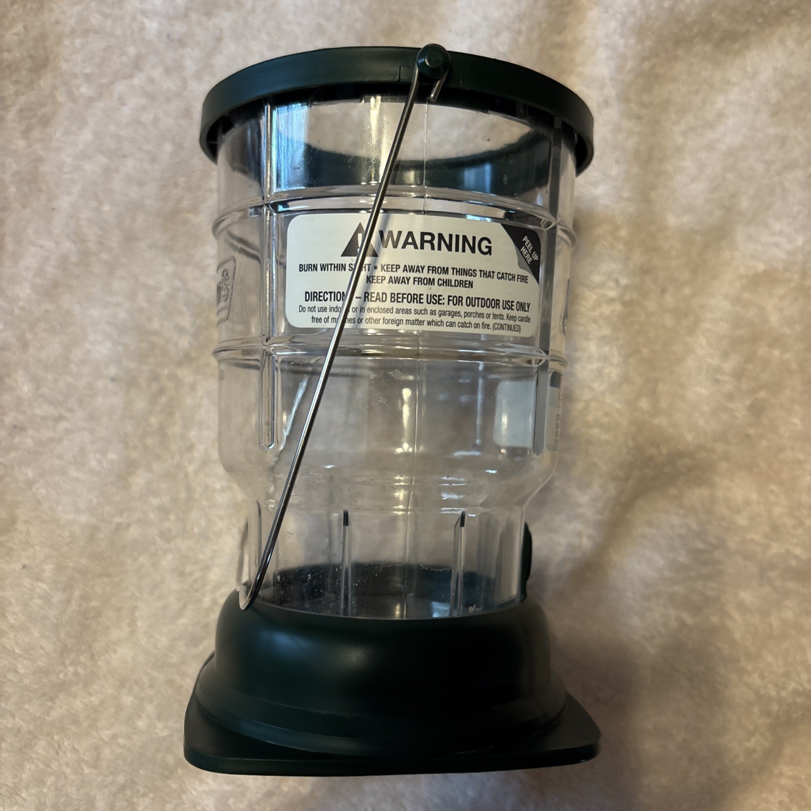 Pre-O Sm. Coleman Br.CitronellaCandle Up To 50 Hrs. No Cand Incl. Plastic/handle