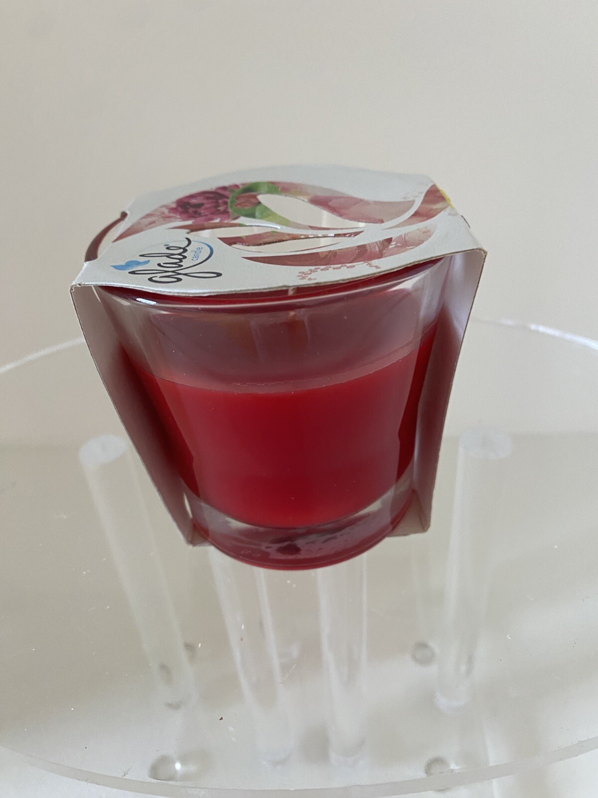 Glade blooming peony and cherry burns up to 28 hours 3.8 ounces
