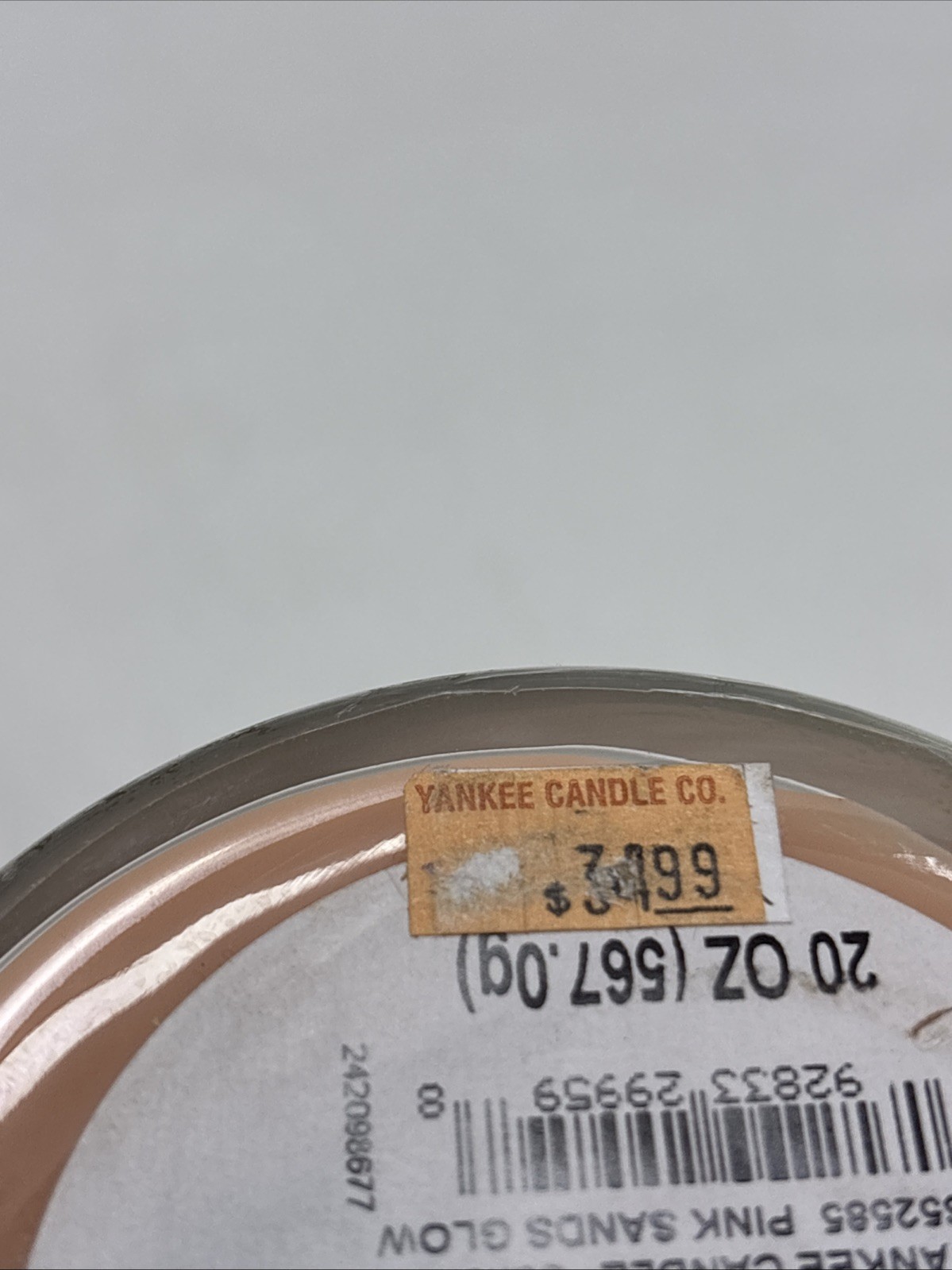 Yankee Candle Pink Sands 20 Oz Tumbler Two Wick Candle New