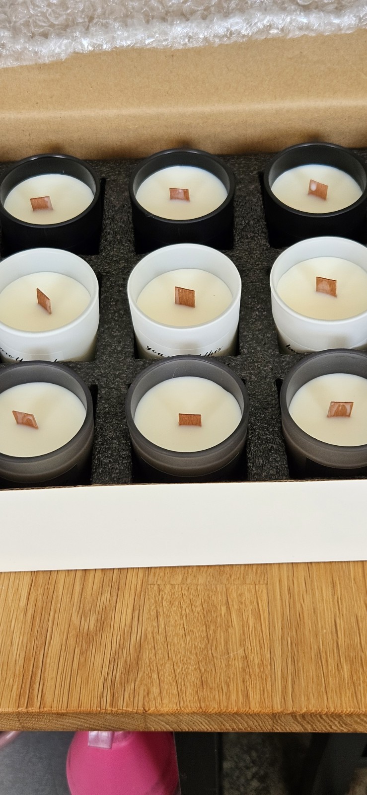Mt. Lee Know Your Worth 9 Piece Scented Mini Candle Set