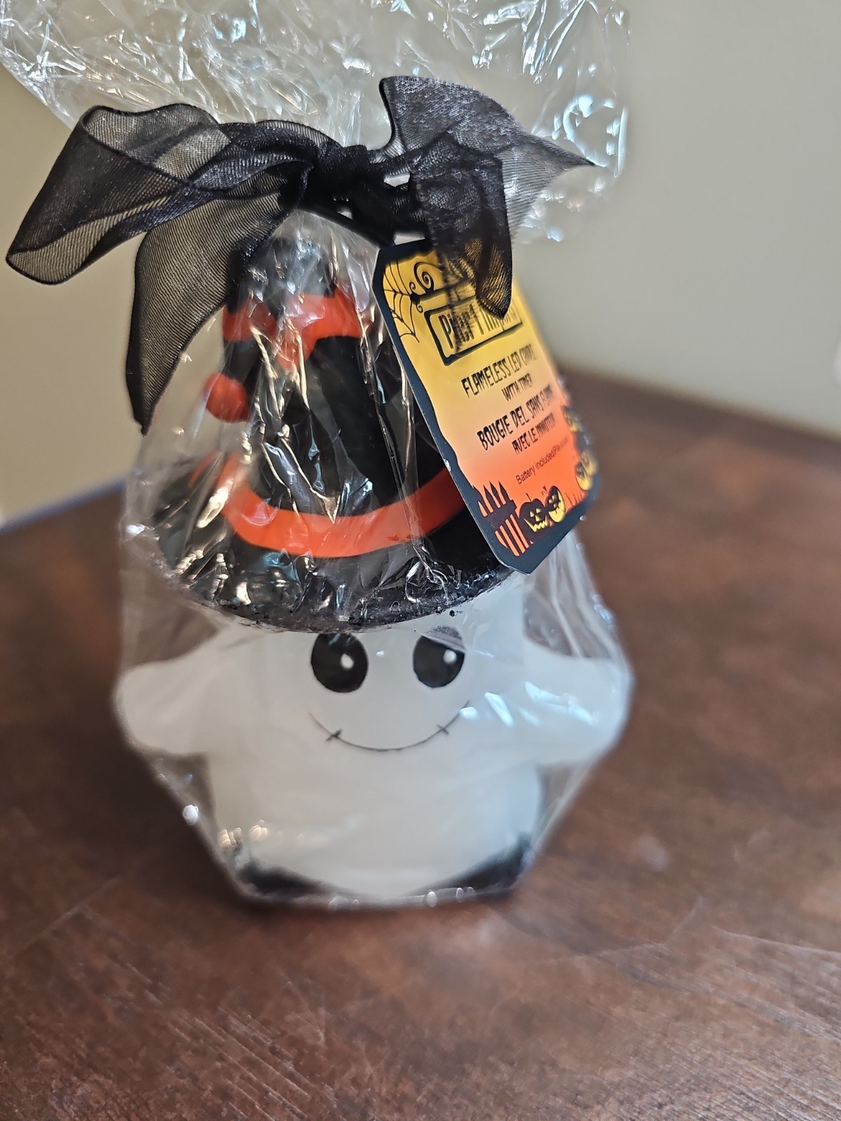 Pier 1 Imports Flameless LED candle Spooky Ghost