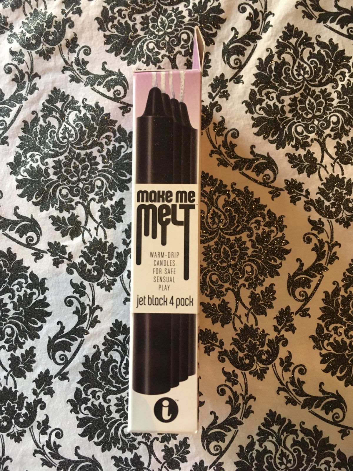 Make Me Melt Warm Drip Candles 4 Pack – Pick Color – Black or Passion
