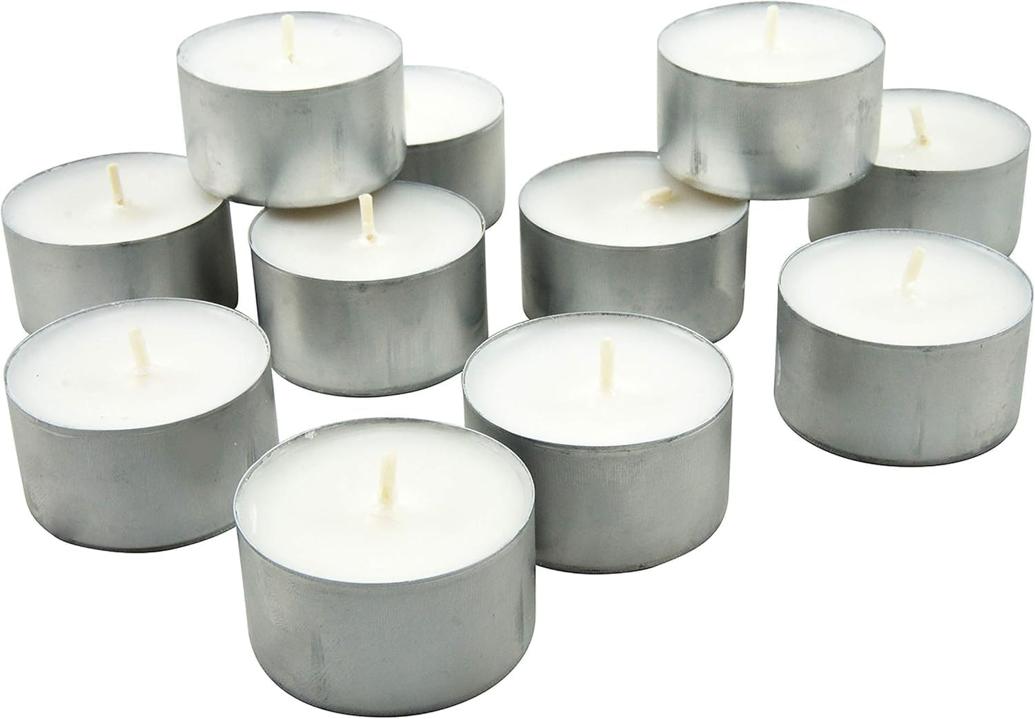 300 Pack Unscented 8 Hour Extended Burn Time Tea Light Candles