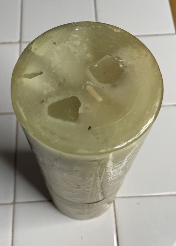 PIER 1 IMPORTS Multiples 9” tall Candle tuscan herb, clove, lemon basil NEW