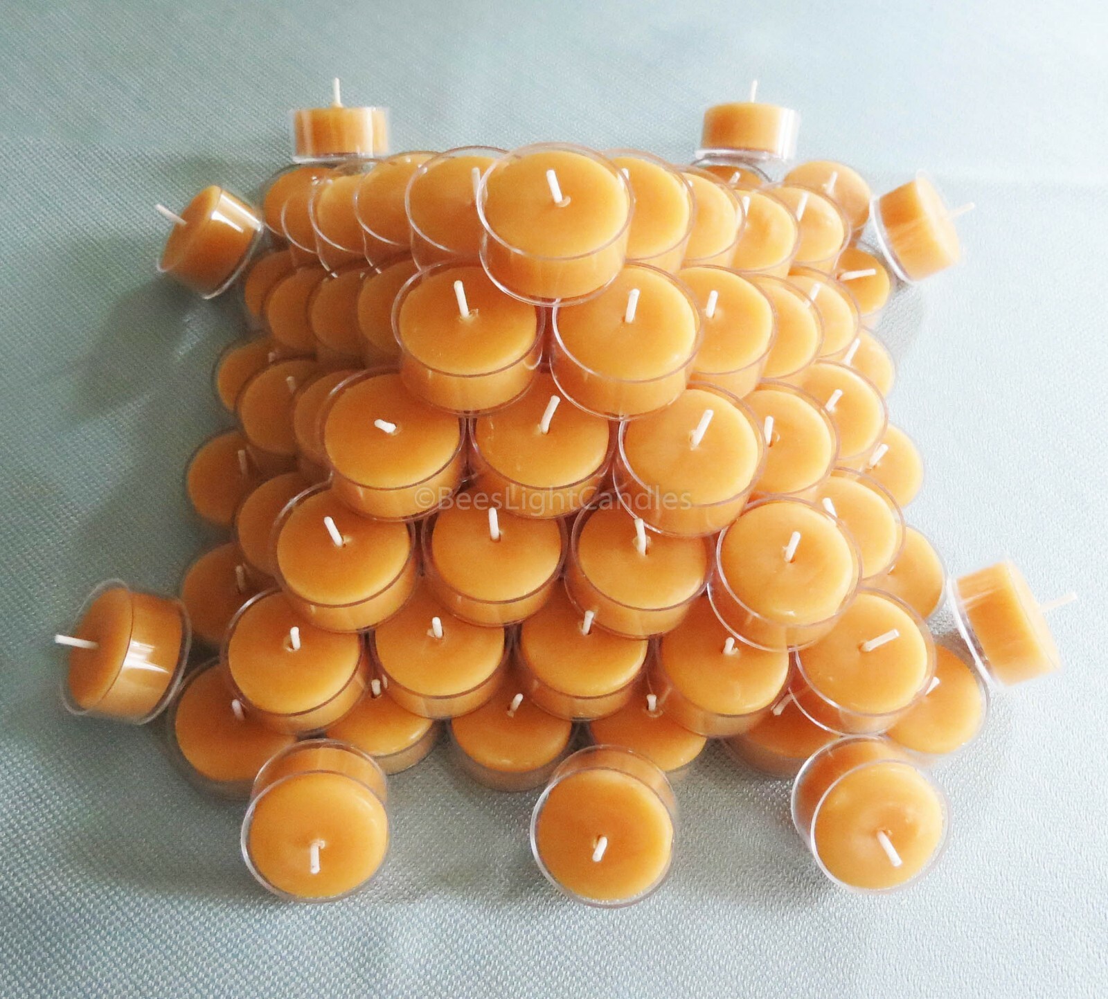 🐝 100% Beeswax Tealight Candles BULK USA Honey Tea Lights Bees Wax / Emergency