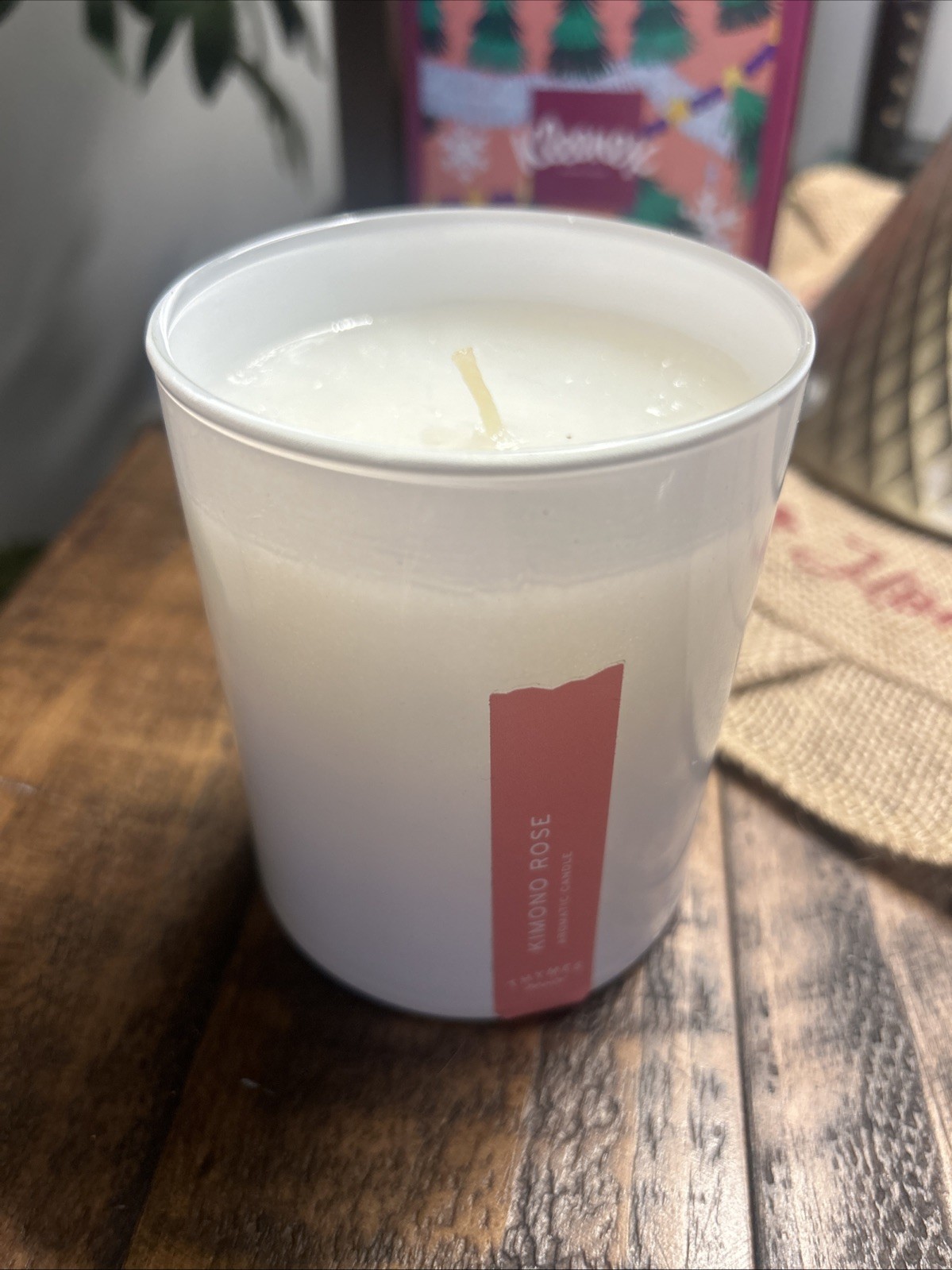 THYMES – KIMONO ROSE AROMATIC POURED CANDLE~ 9 Oz, Awesome Smell