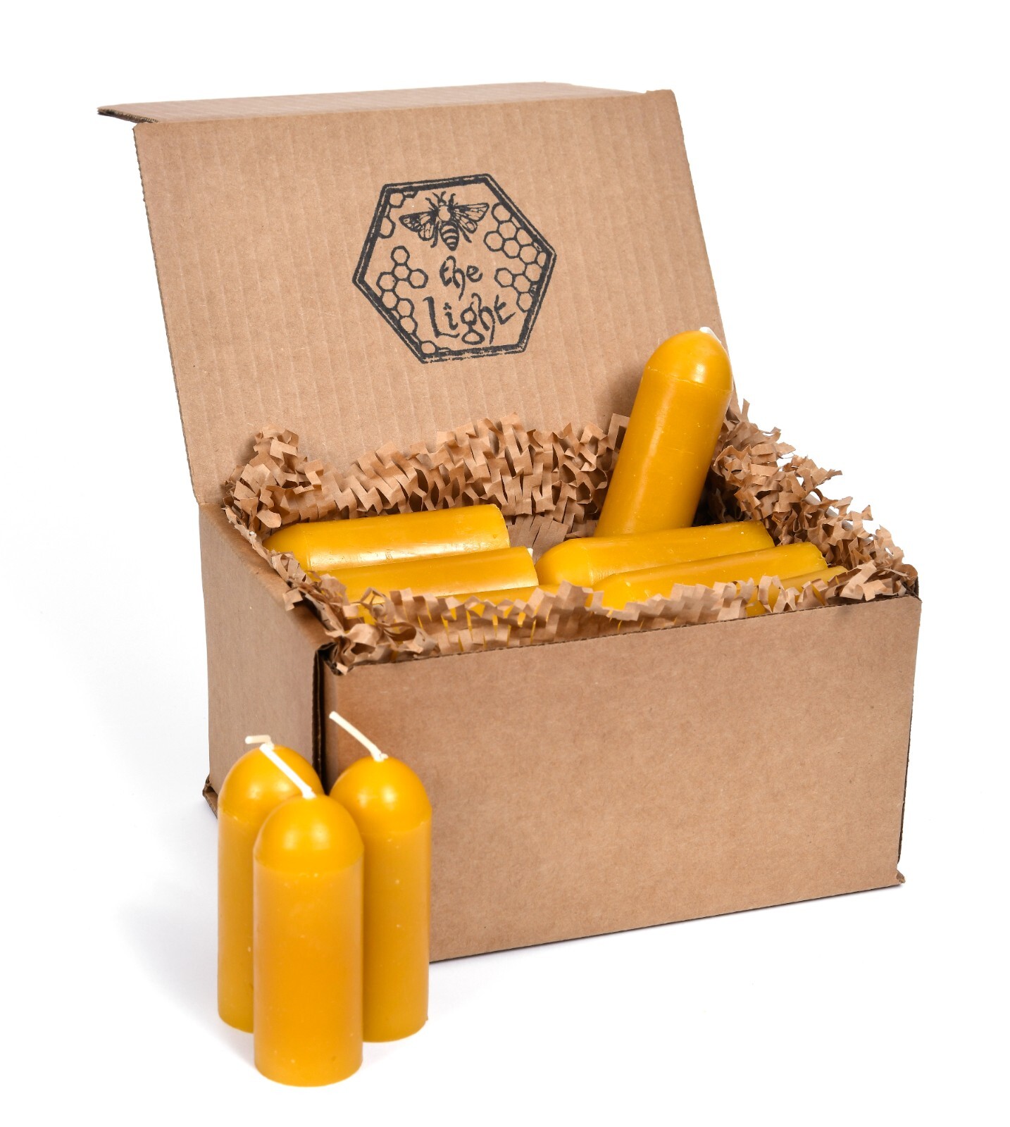 100% Pure Beeswax Lantern Candles (12 Hours Burn Time Each) – All Natural
