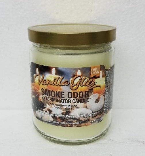 Smoke Odor Exterminator 13 oz Jar Vanilla Glitz, Assortment Set of (3) Candles