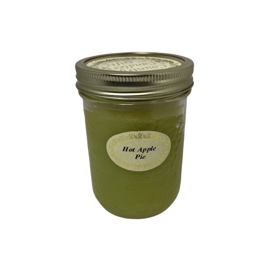 Hot Apple Pie Scented Homemade Mason Jar Candle Made In Canada