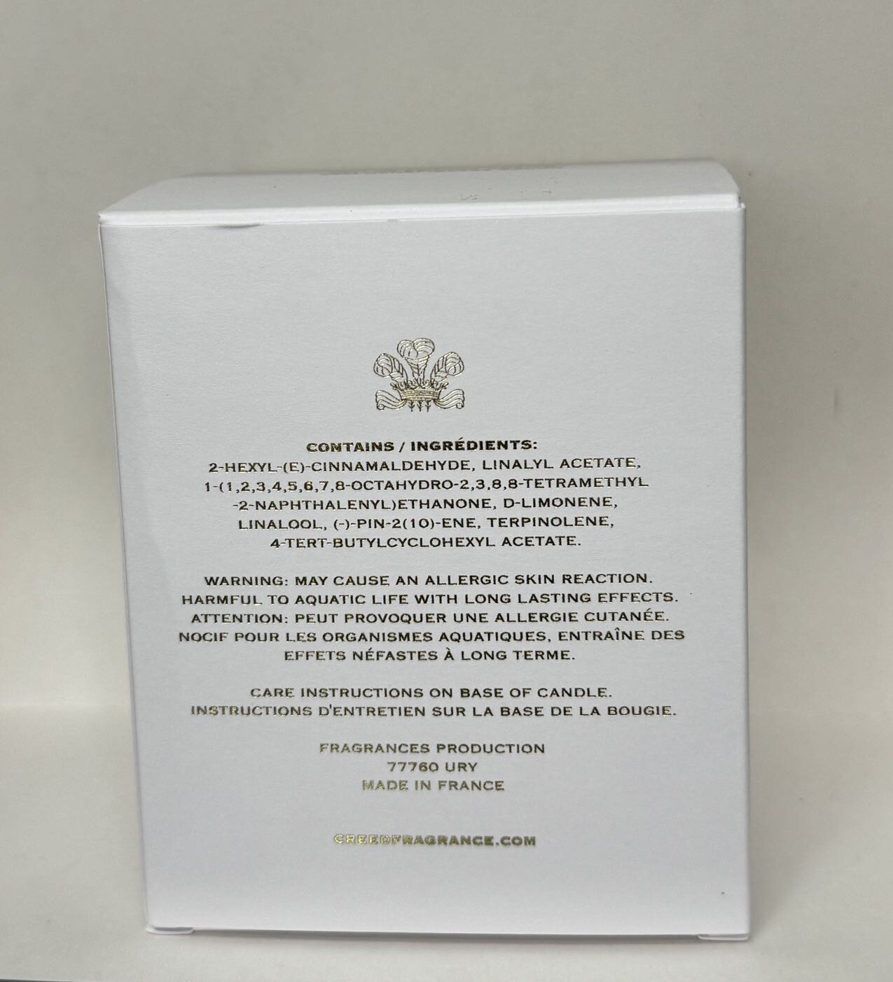Creed Aventus Candle 6.6oz / 200g New