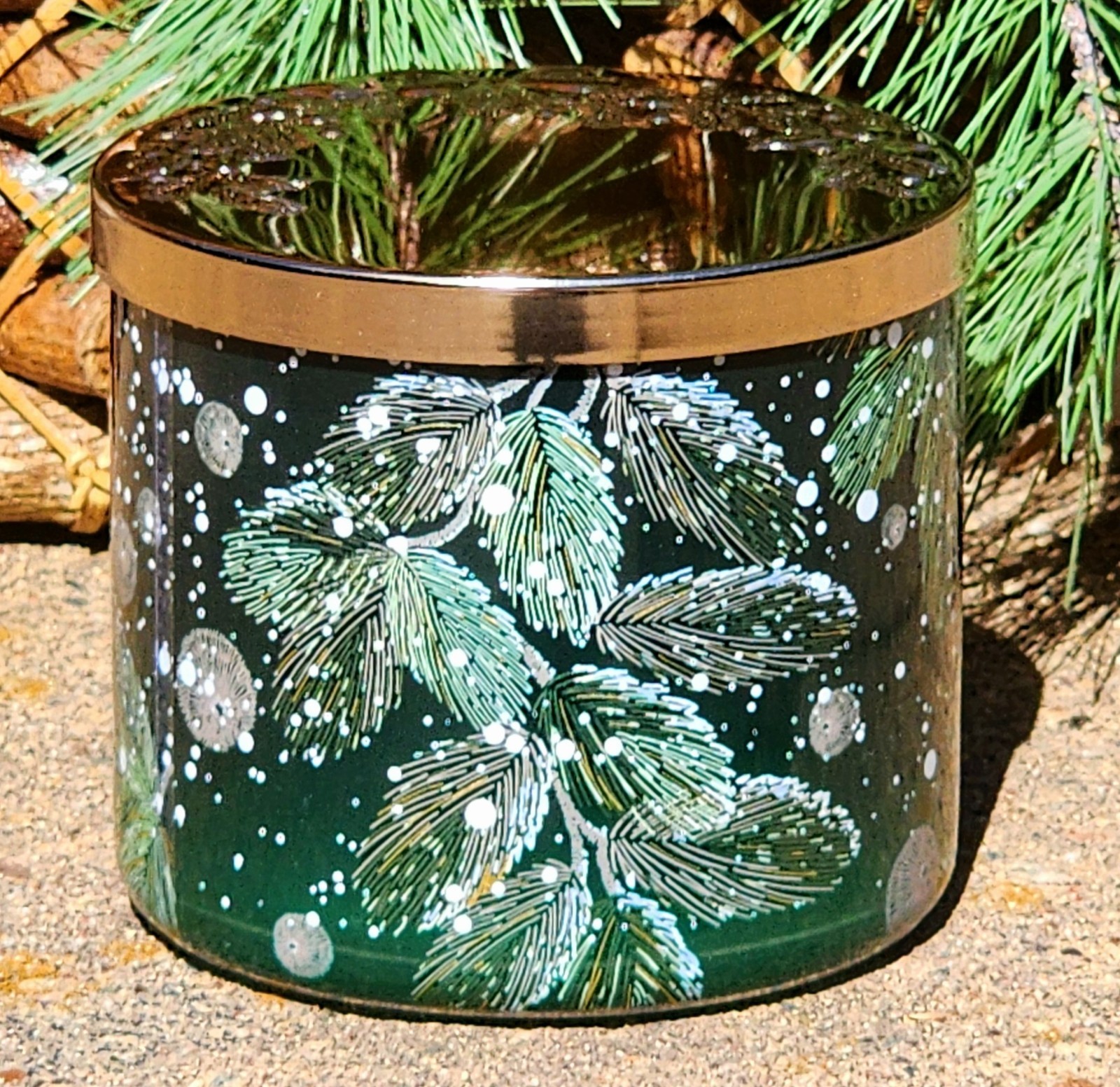 NEW ❄️🌲🍐WINTER PEAR FOREST~3 Wick Candle Bath & Body Works BOX~SHIPS FREE!!!