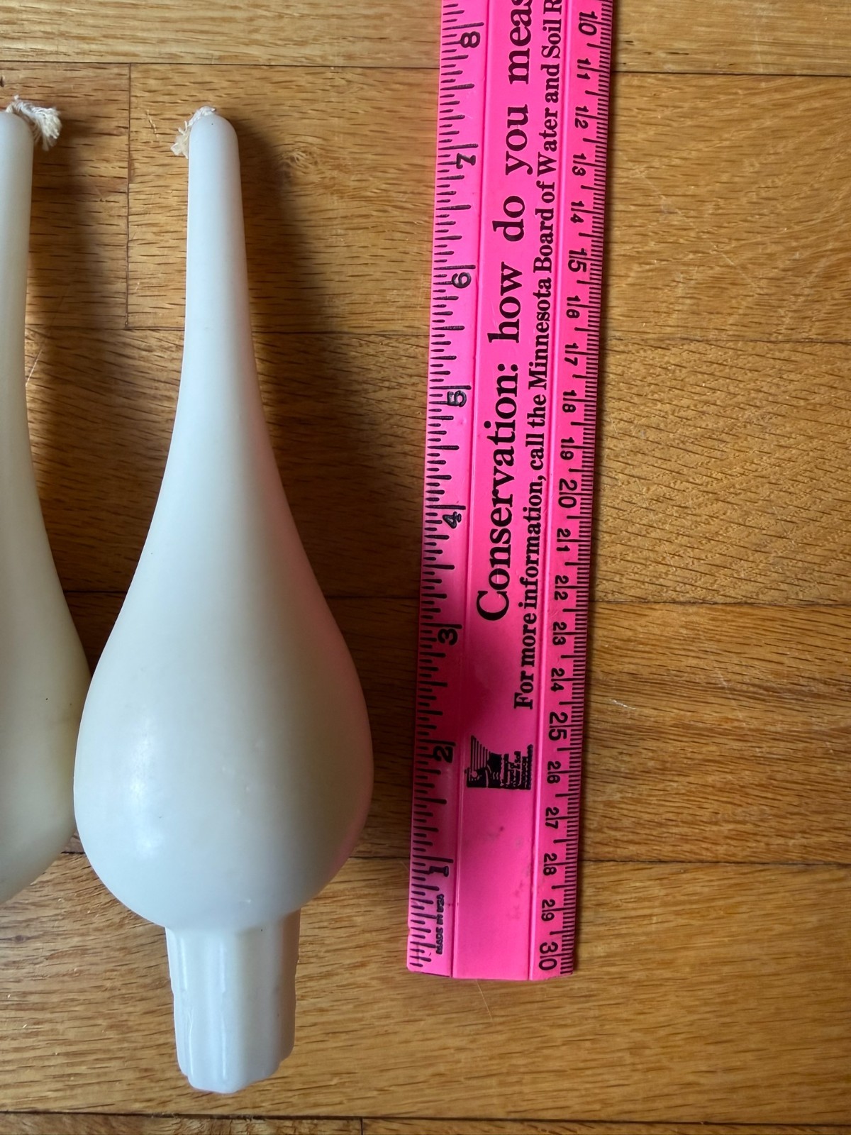 4 SWEDISH TEARDROP CANDLES – Large Size – 7.25 Inches – Scandinavian