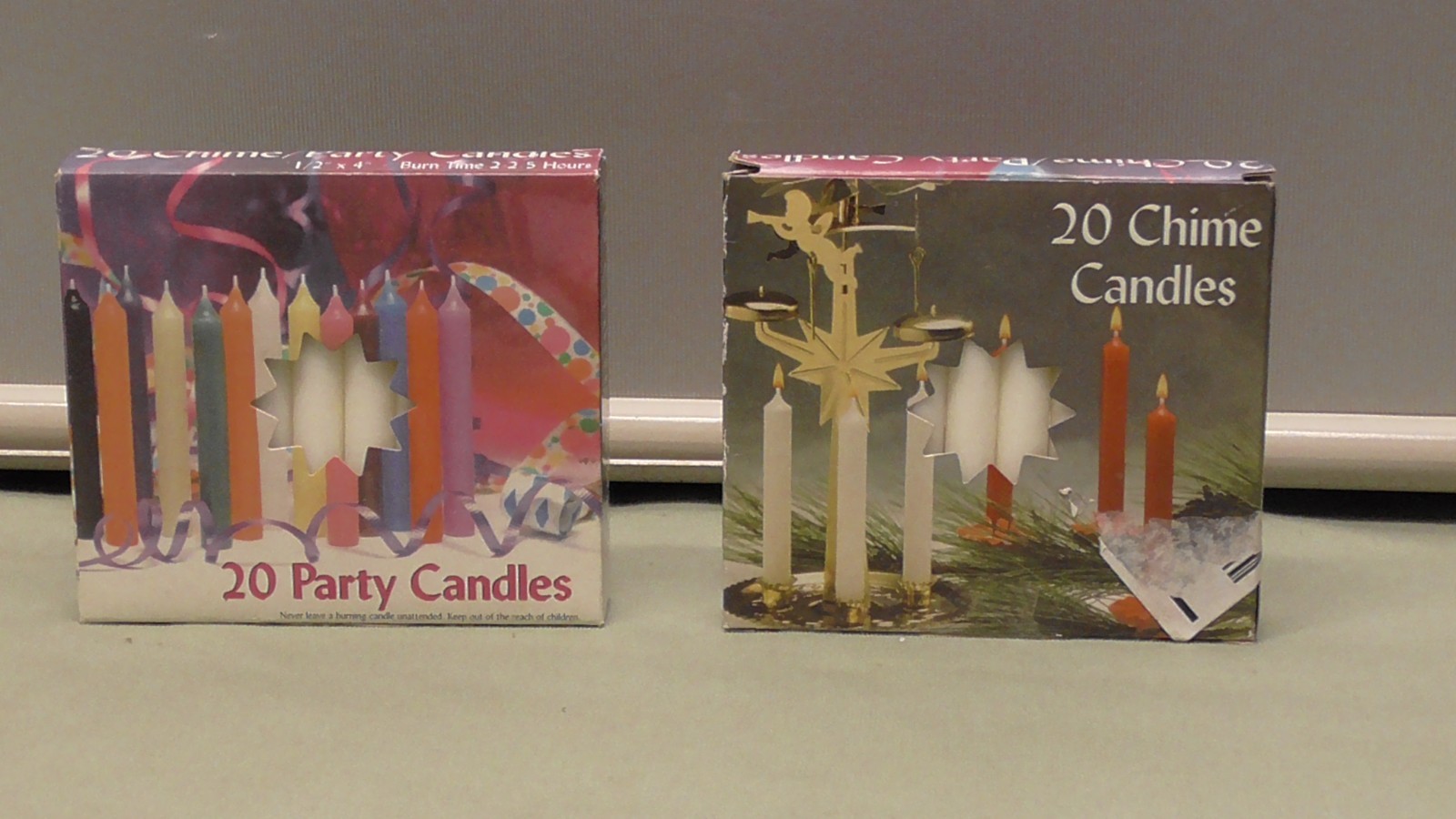 40 pcs Bulk White Christmas Tree Candles for Chime, made in Germany