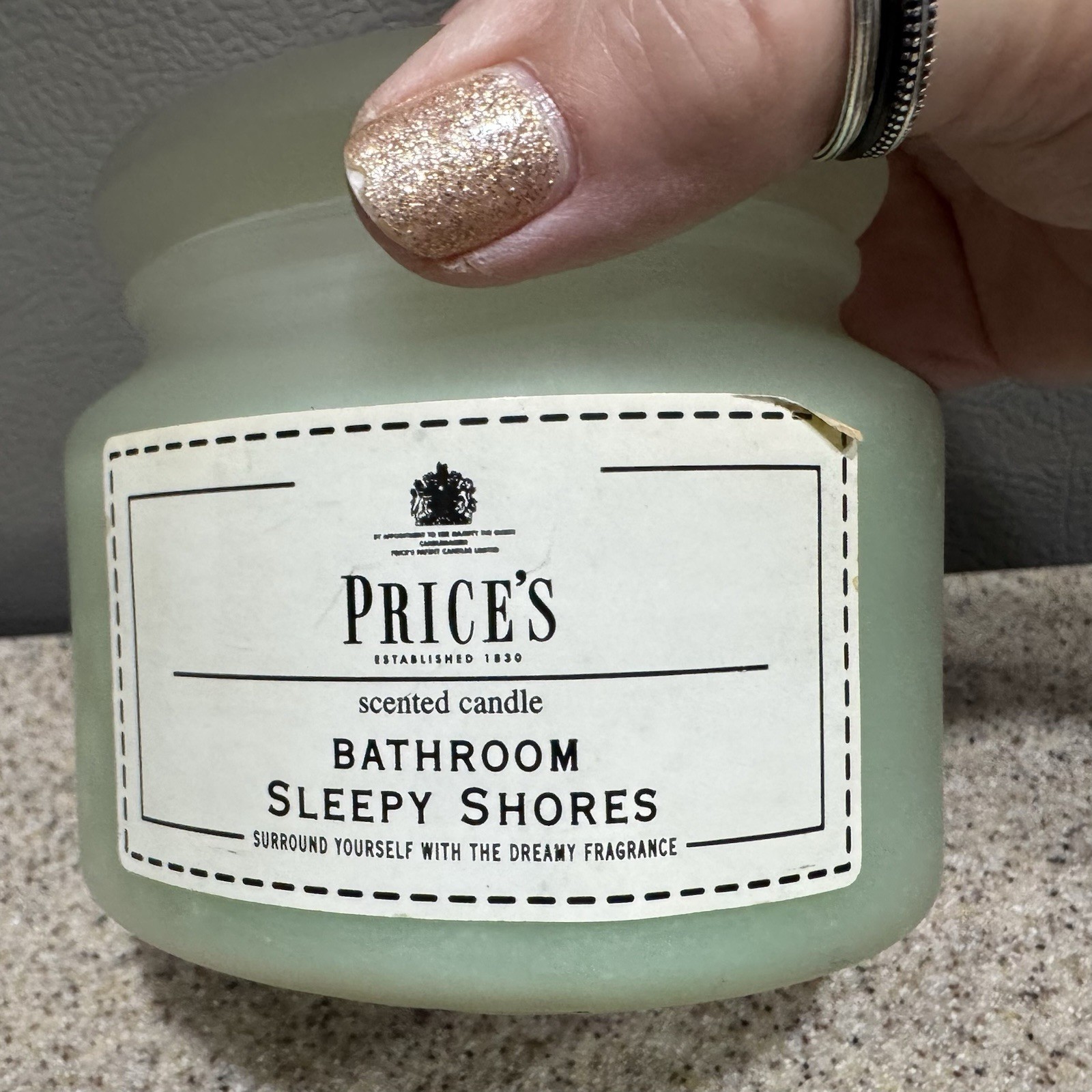 Rare Price’s Scented Candle Made in Italy Bathroom Sleepy Shores Essential Oils