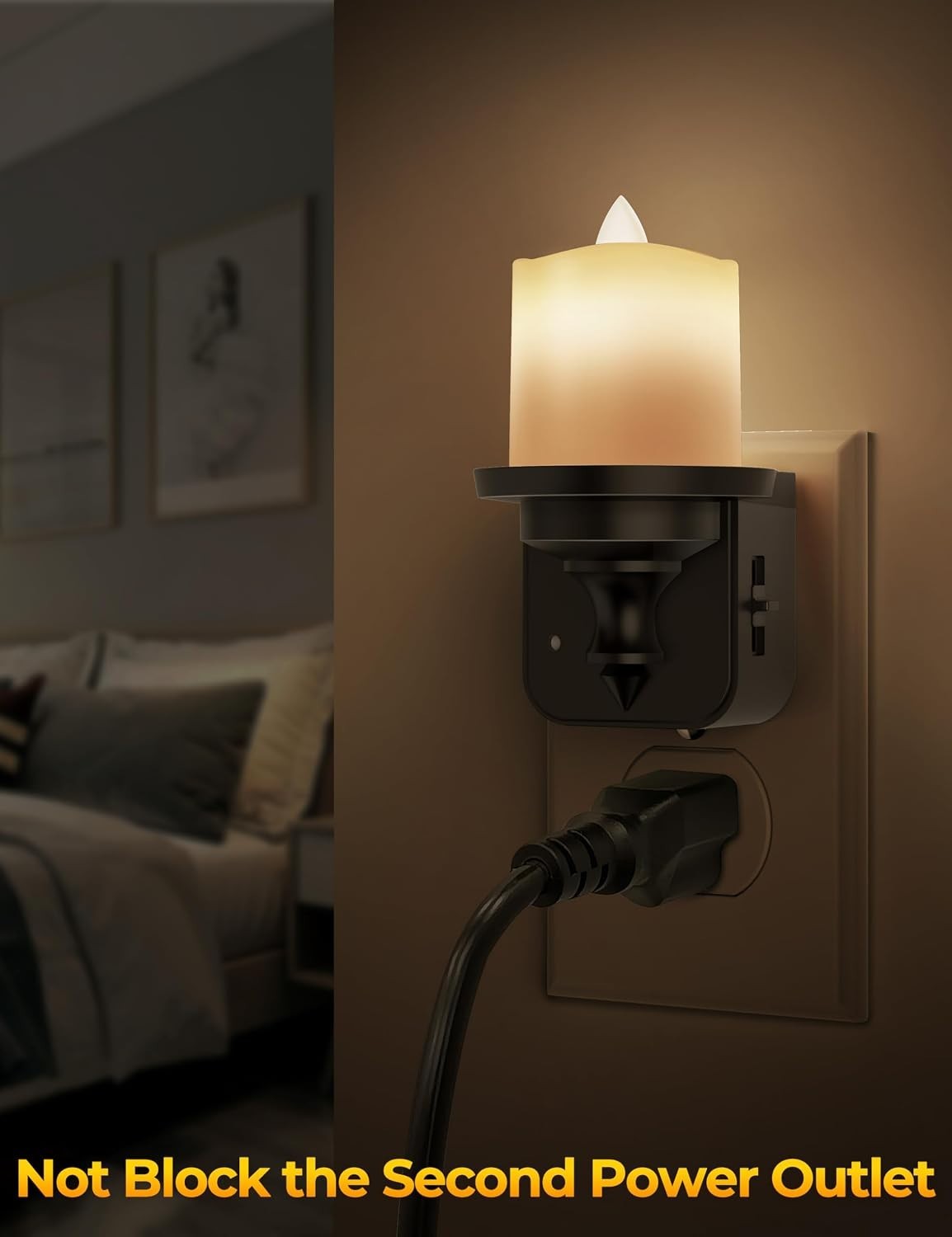Soft White Dimmable Night Light 2 Pack – Touch Control & Energy Efficient Design