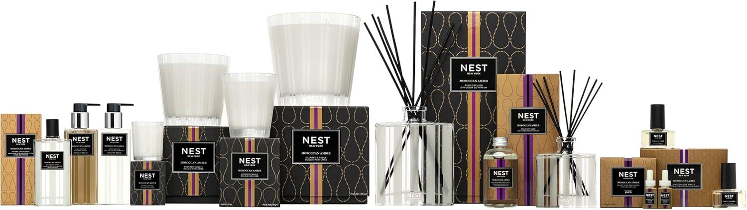 Scented Classic Candle, Indian Jasmine – 8.1 oz – Up to 60-Hour Burn Time