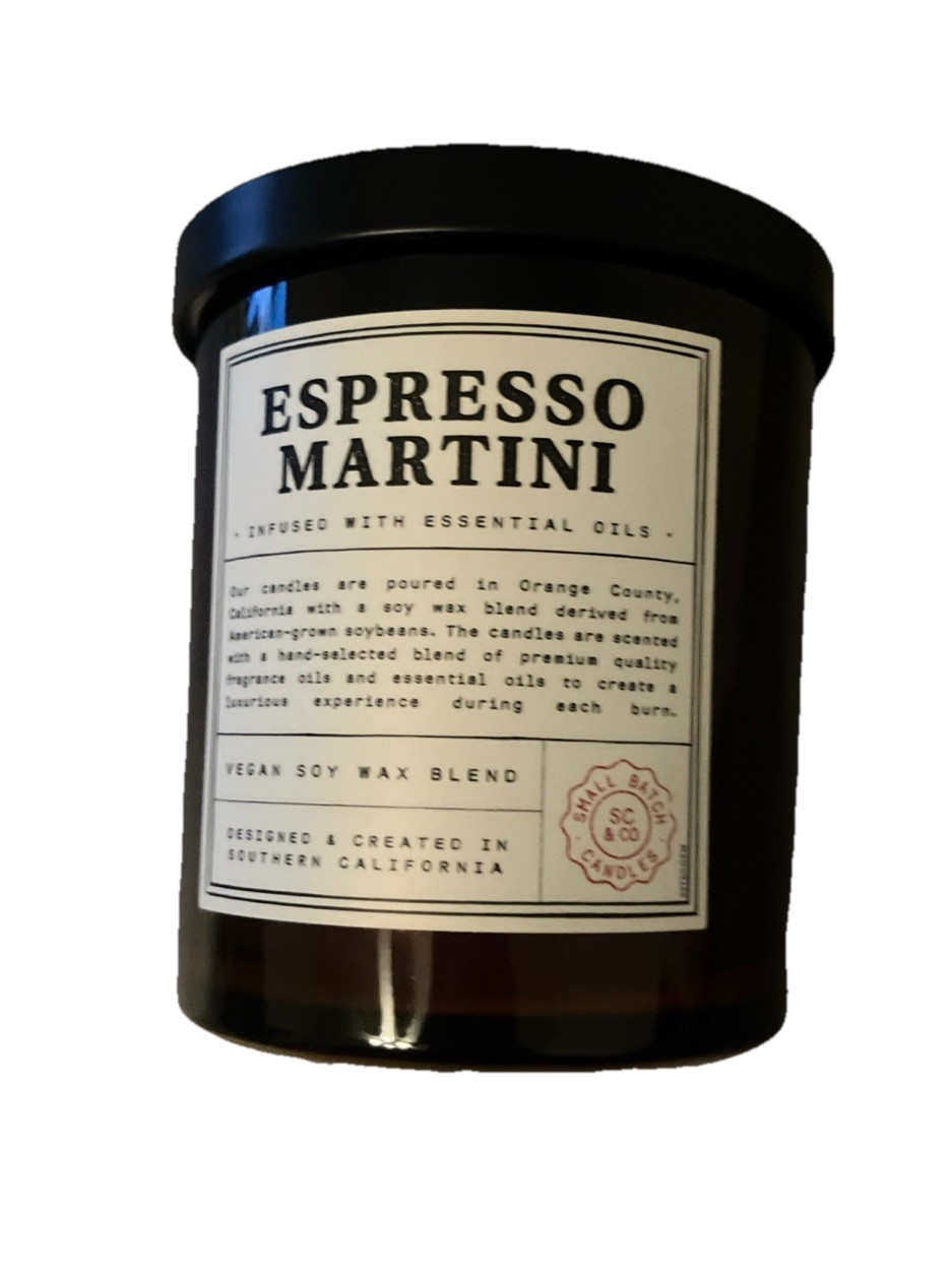 LEOBEN COMPANY Espresso Martini Candle 9 oz Single Wick Vegan Soy Wax Blend NEW