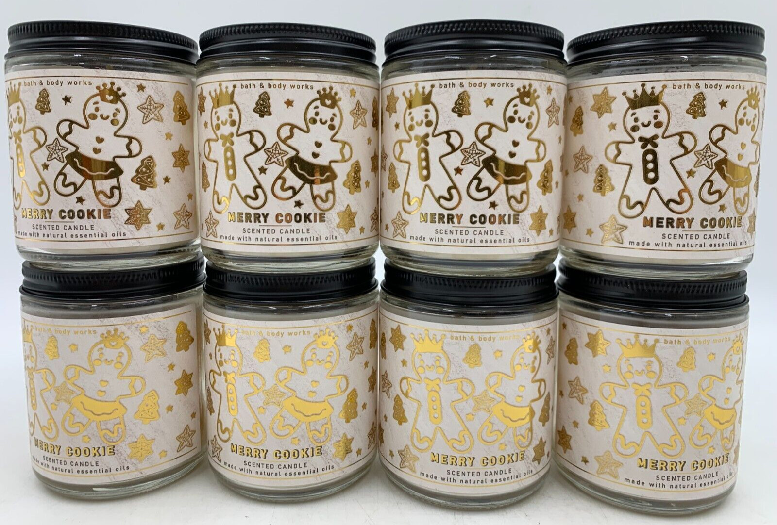 Bath & Body Works Merry Cookie Scented Single Wick Candle 7 oz S/8 #764