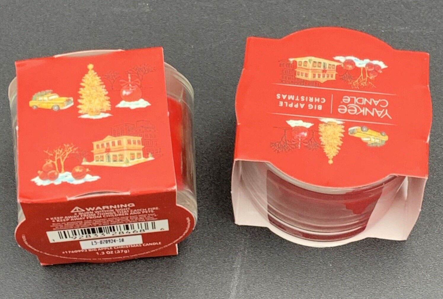Yankee Candle Big Apple Christmas Mini 1.3 oz Set of 2