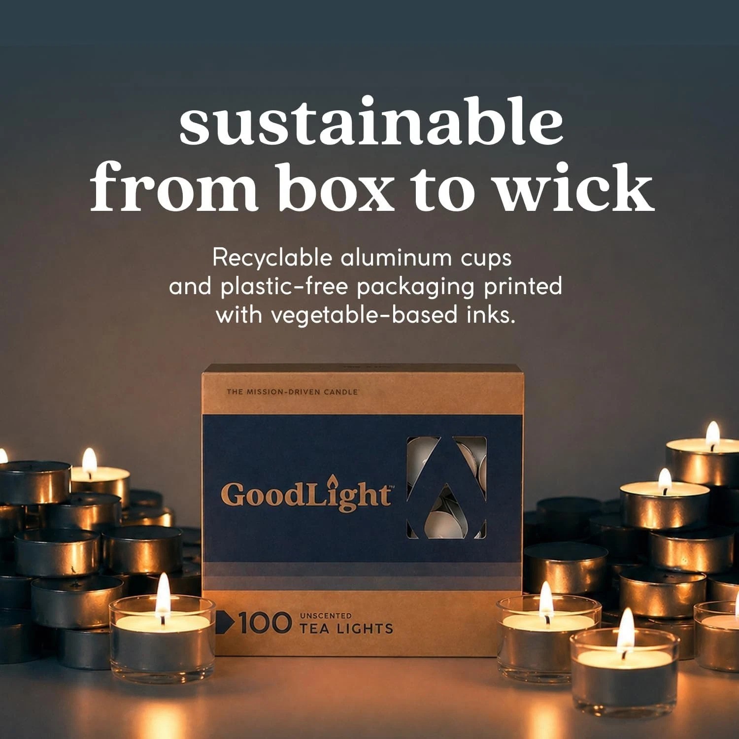 Paraffin-Free Tea Lights – 400 White Candles, Natural Palm Wax, Clean Burn