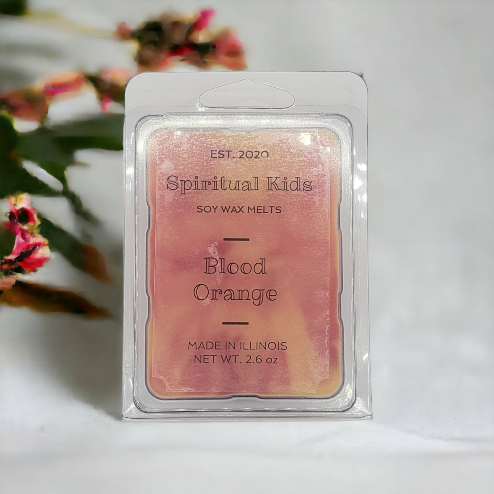 Blood Orange Soy Wax Melts 2.6oz 6ct Hand Poured with Fragrant/Essential Oils