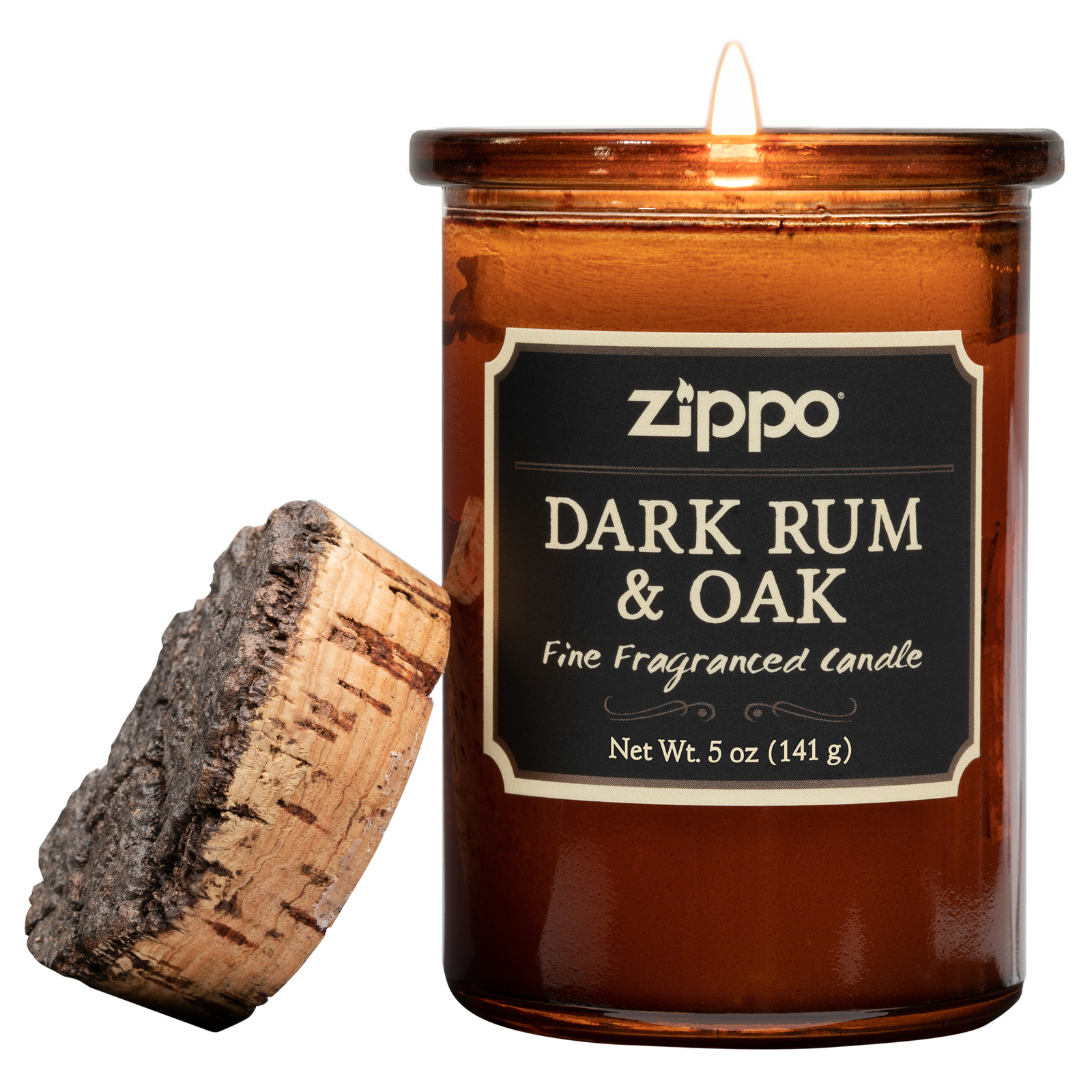 Zippo Spirit Candle – Dark Rum & Oak, 70007, New Condition (5 oz. jar)