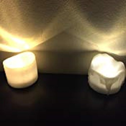 Pack 12 Flameless LED Tea Candles for Outdoor Indoor Fake Candle in Warm White