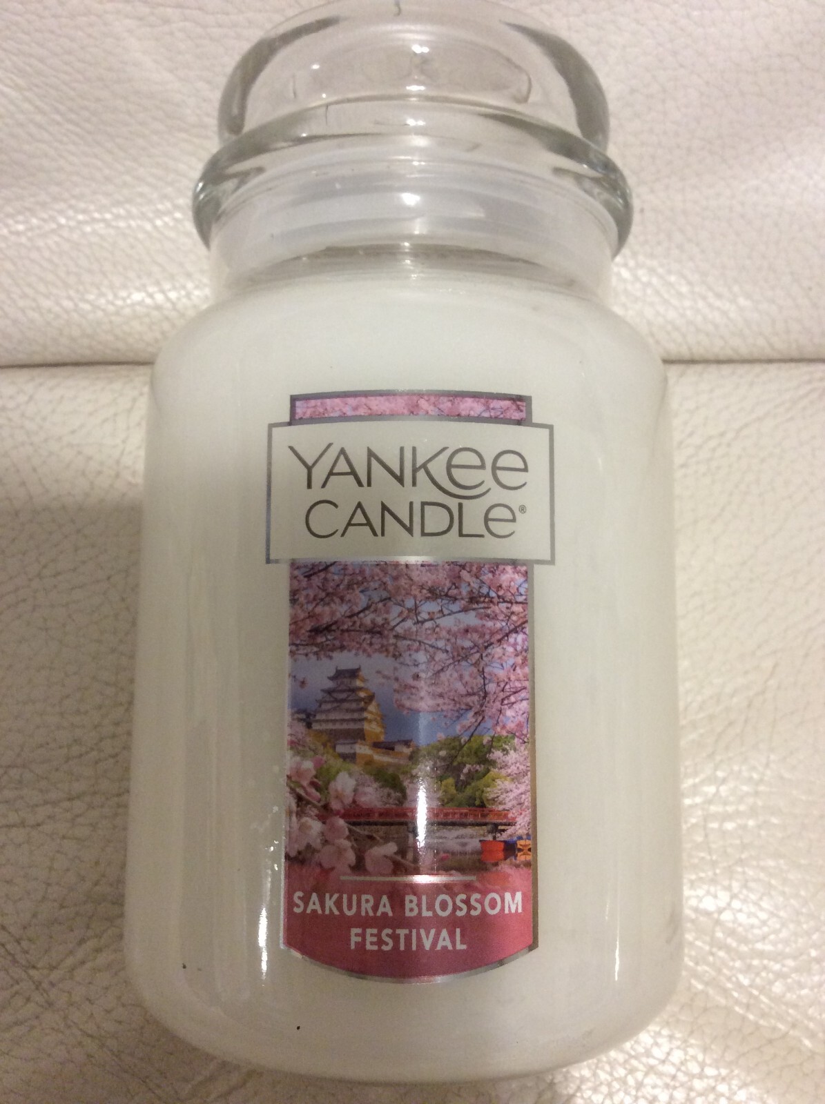 Yankee Candle Sakura Blossom Festival Large Jar 22oz NEW! White Rose Freesia