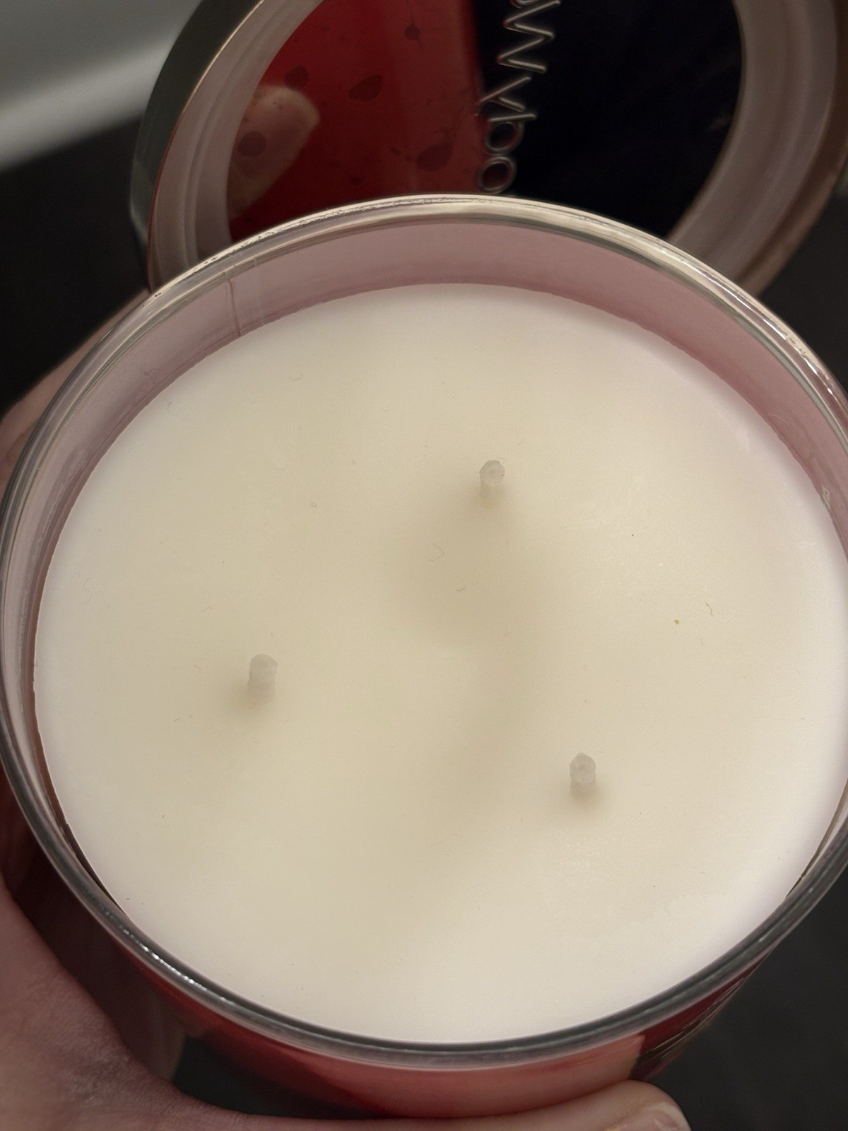 Bath & Body Works WINTER CANDY APPLE 🎅🍎 Scented 3 Wick CANDLE 25-45 HRS YUM