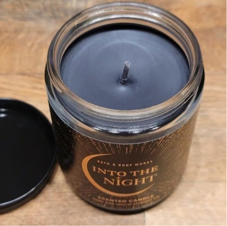 Bath & Body Works Into the Night single wick scented candle 7 Oz.