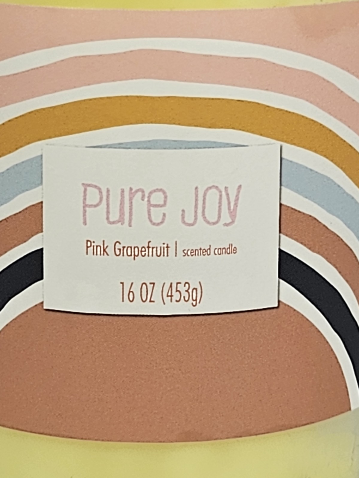 Candle Pure Joy Scented Candle Pink Grapefruit 16oz